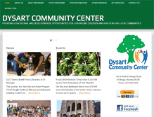 Tablet Screenshot of dysartcommunitycenter.org